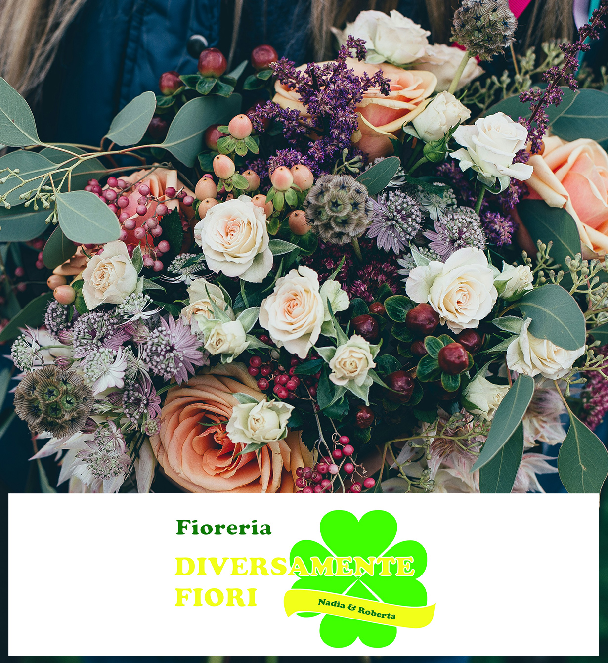 Bouquet floreale della Fioreria Diversamente Fiori